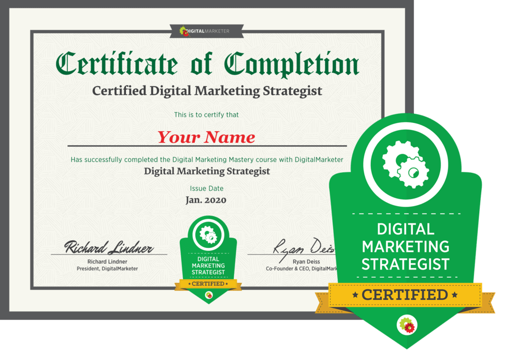 T-Shaped Marketers : certification Digital Marketing Strategist